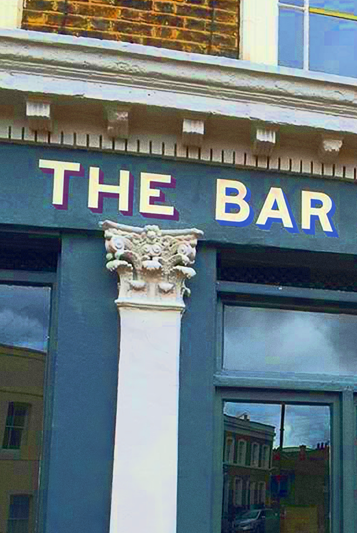 Borough market cafe coffee house signage NGS Chiswick