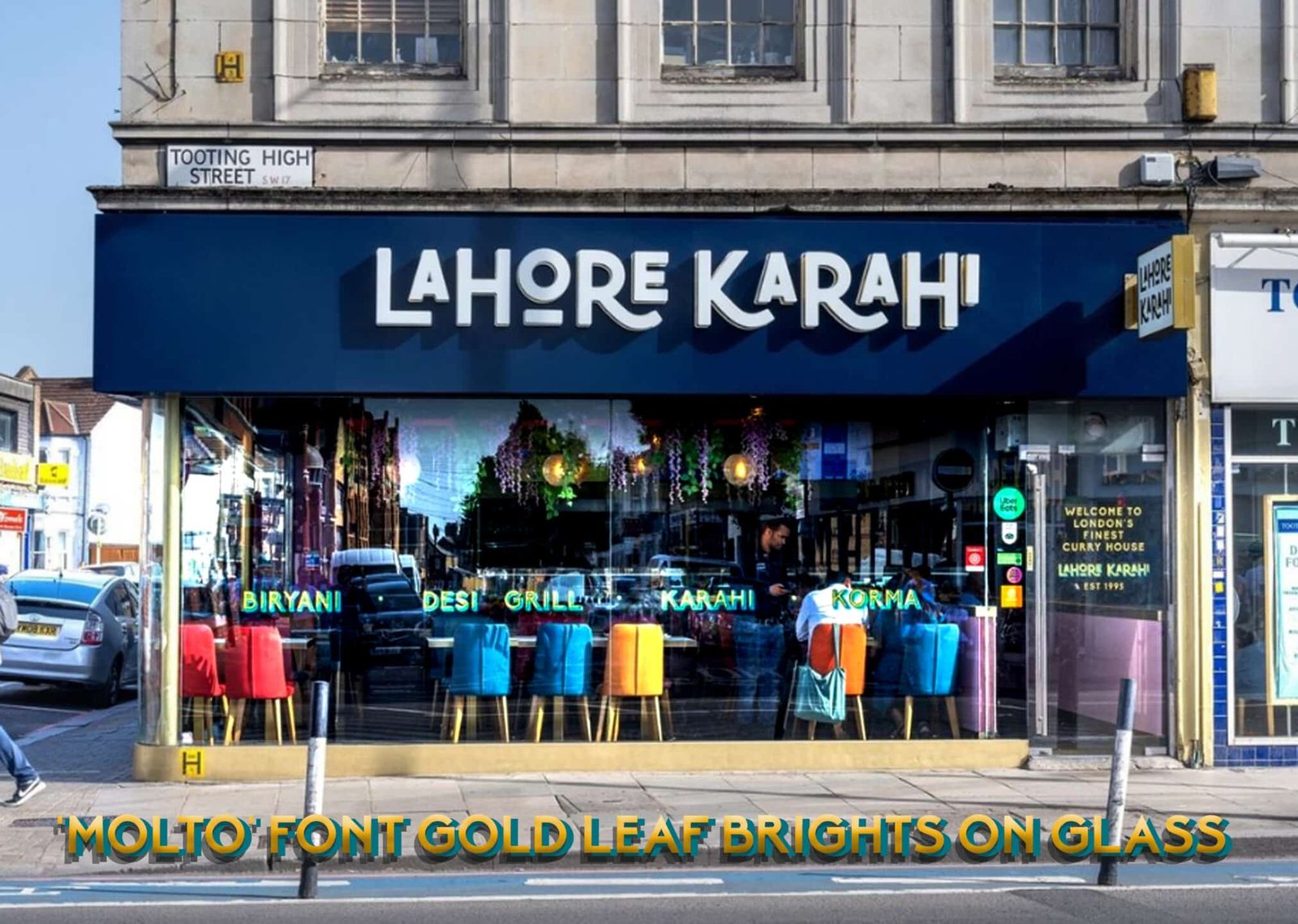London Sign painters, NGS stylish gold leaf sign writers.