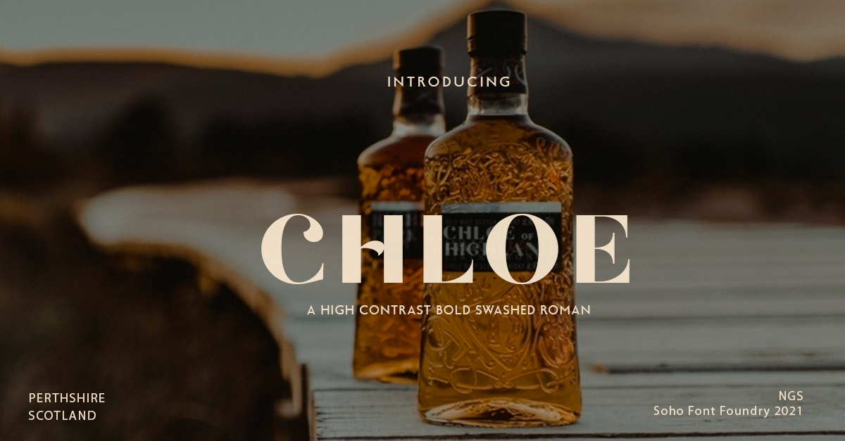 Font Foundry Soho Classical Restoration Typographic design.