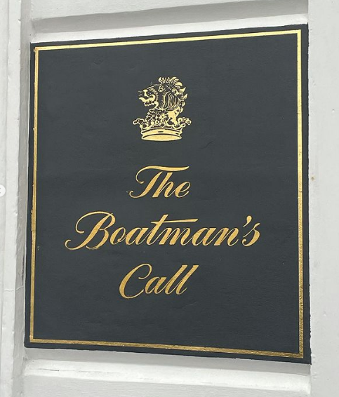 Traditional Sign Writer NGS London. Gold leaf copperplate house title plaque,