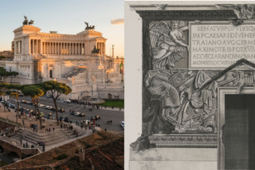 Trajan Column Rome NGS, Traditional sign writer