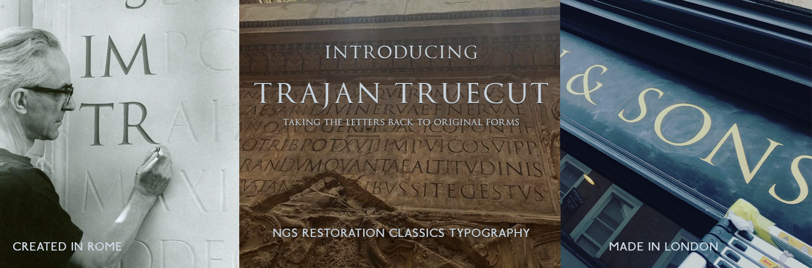 font designer NGS Trajan Baskerville