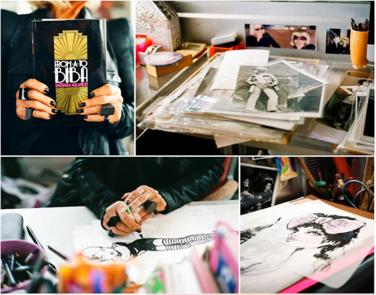 Biba House retro sign writing by Nick Garrett of NGS London