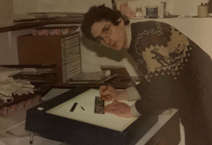 The very talented Signmaster, David Partridge