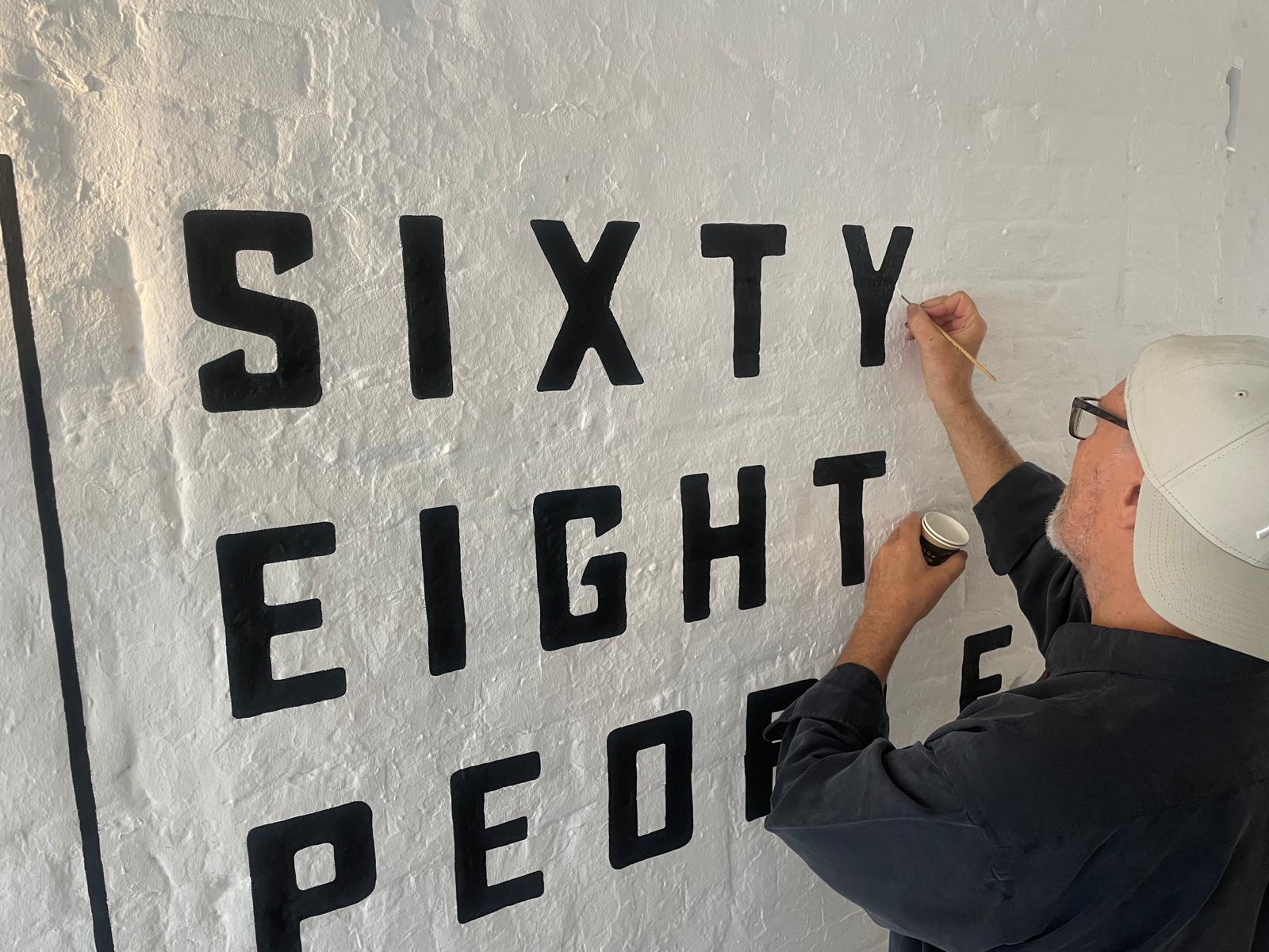 Hand Painted Sign writing Hand Painted Signs by Nick and Seraina