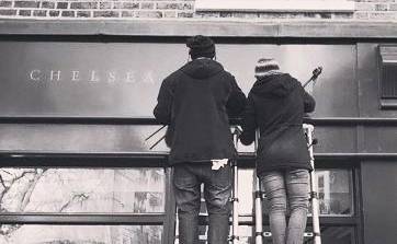 Hand Painted Signs Nick-and-Seraina-at-NGS-signwriting-002-1-copy