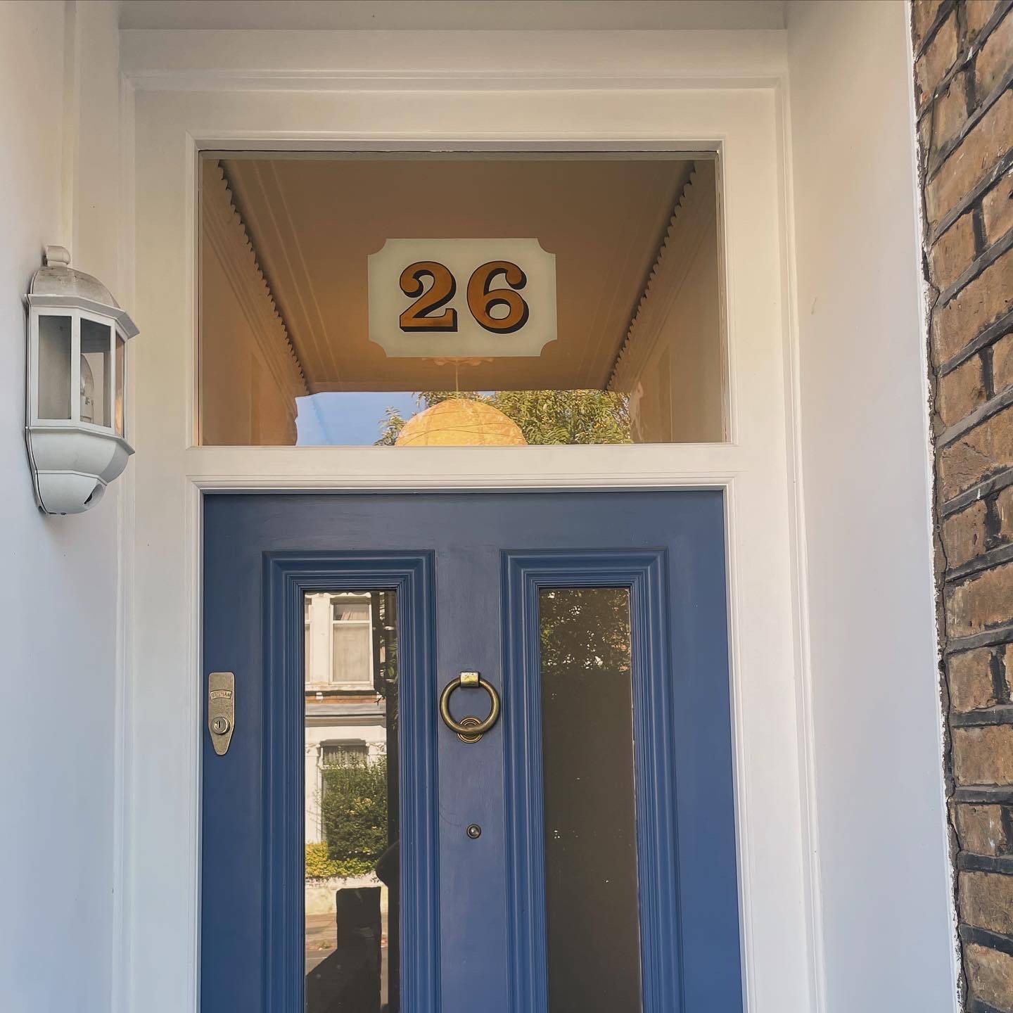 Vintage retro hand painted House Numbers, Notting hill signpainter, to give you everything you need for your project.