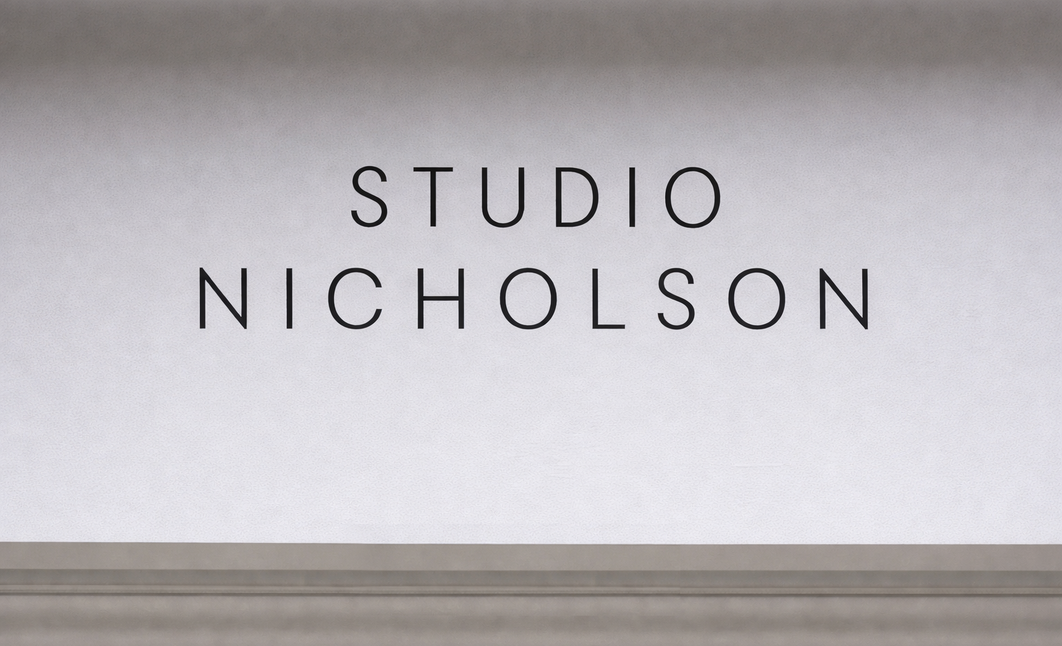 Minimalist Soho Brand Sign writing