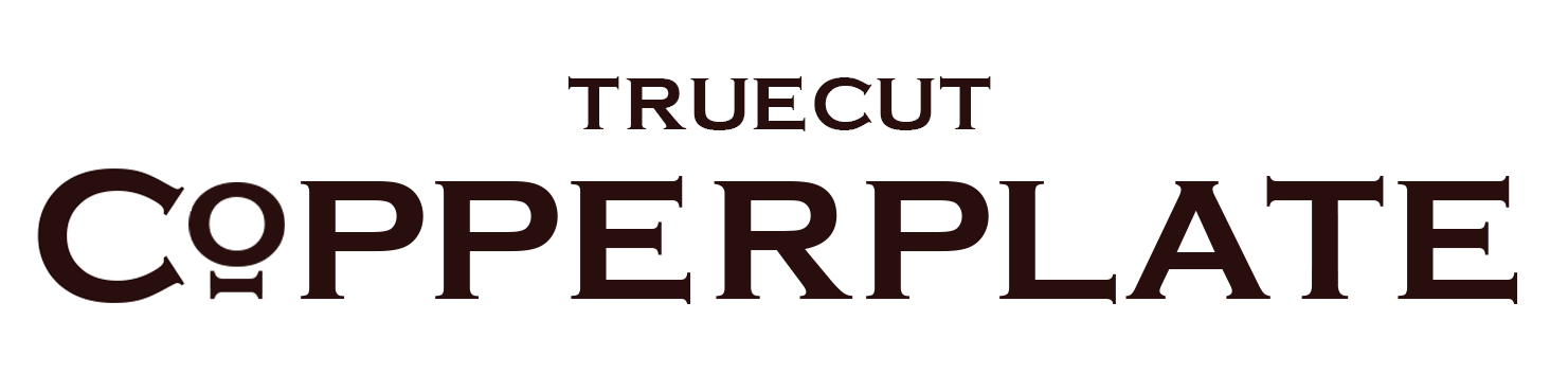 Copperplate 3 inside typography at NGS signwriters