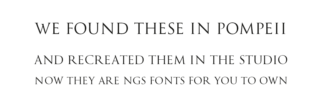 NGS Bespoke custom fonts, Typographic resurrection sign writing