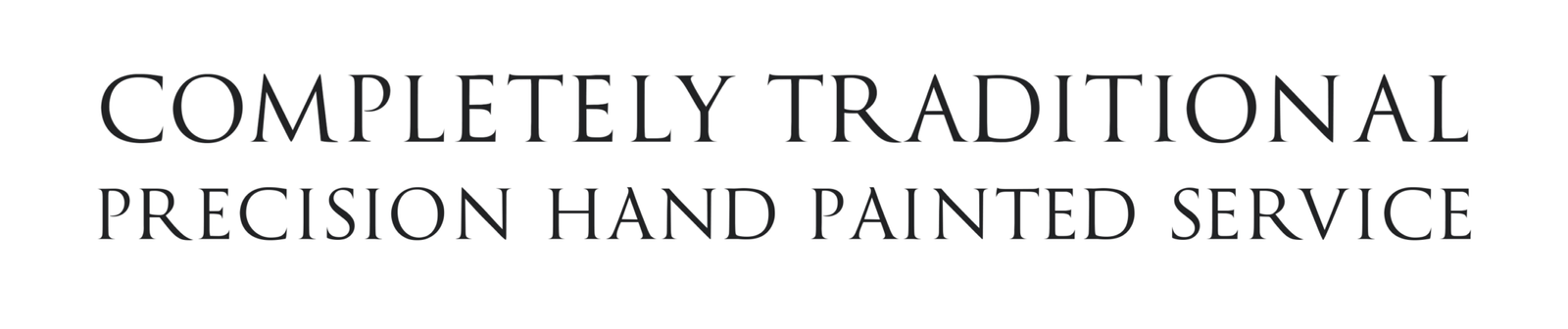 Our COMPLETELY Traditional, PRECISION hand painted sign Service, House Titles.