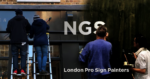Shop, Gallery, studio signage, NGS London