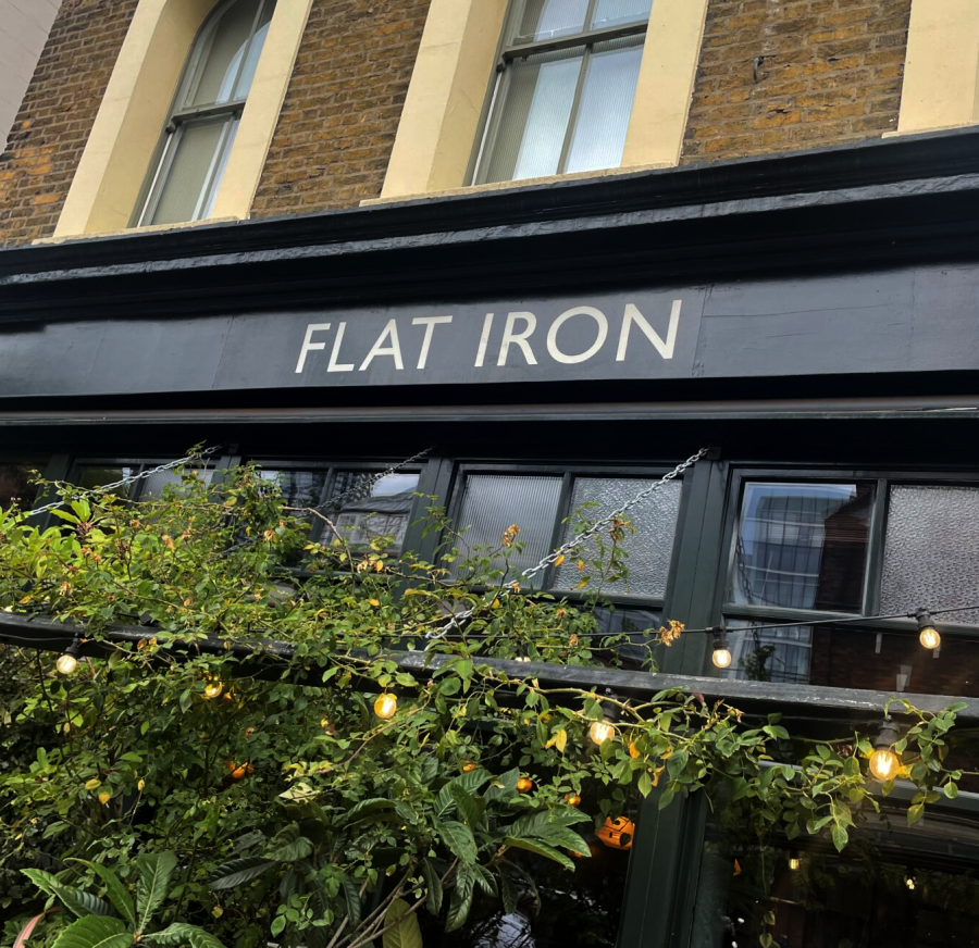 Flat Iron, ECC-cafe-Bistro, coffee-house-3-signage-NGS-Chiswick, Shoreditch,