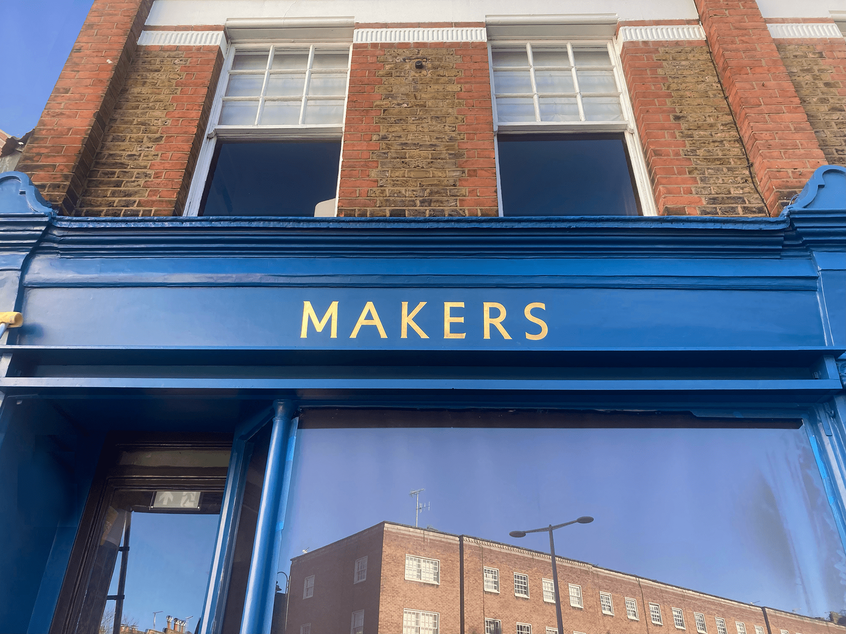 Traditional Shop sign writing.London,