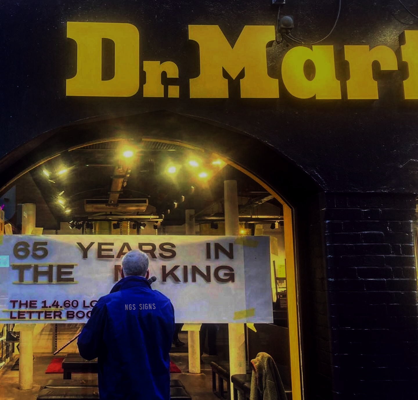 Traditional signwriter, London Shop fronts, Mission statements, Dr Martens