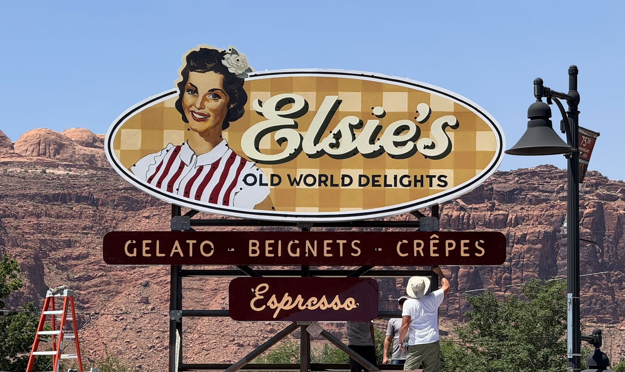 Elsie's sign in Moab Utah