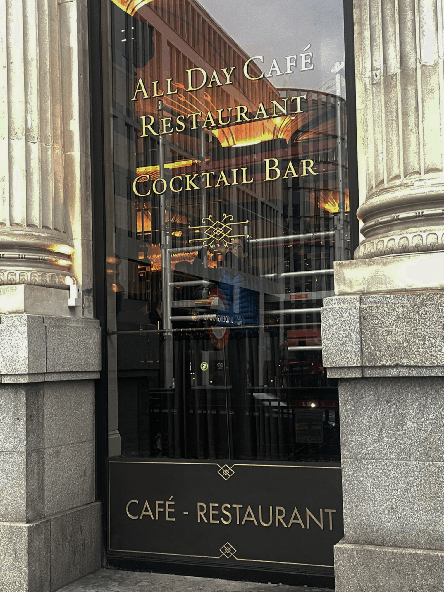 Roman Lettering, Gold Leaf Signage Wolseley City NGS Gallery 001