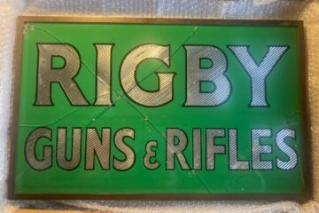 Rigby Guns makers restoration sign