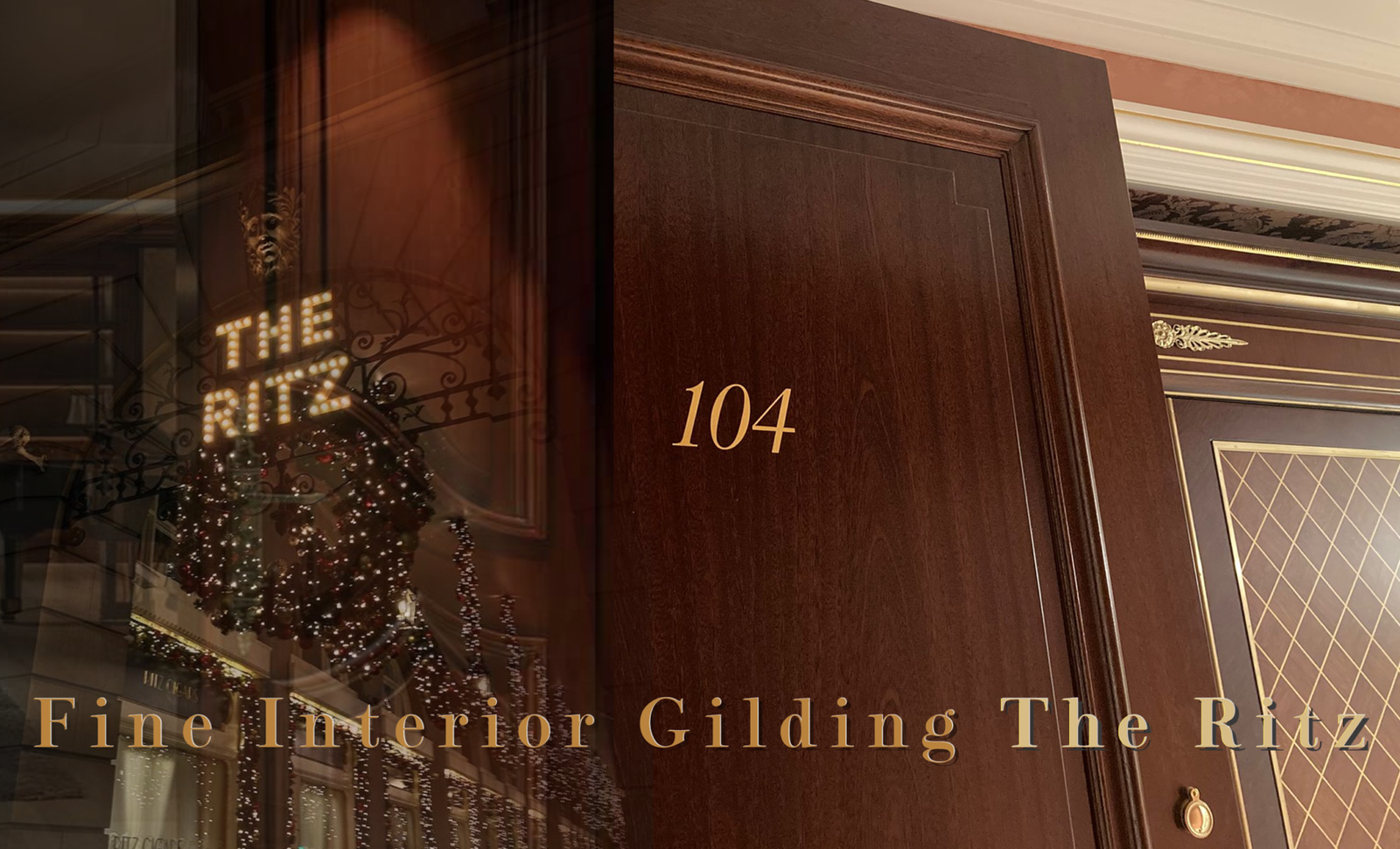 The Ritz interior gilding by NGS