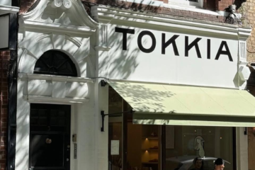 Tokkia new Covent Garden Matcha hub, NGS sign writers Gilders.