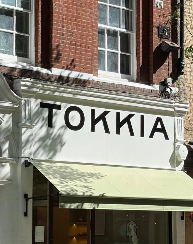 Tokkia new Covent Garden Matcha hub, NGS sign writers Gilders.
