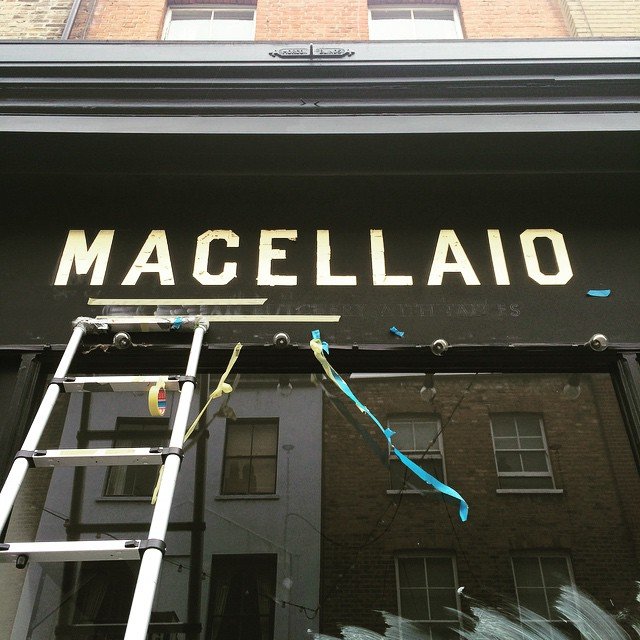 GILDING LETTERS ACROSS London NGS since 1981