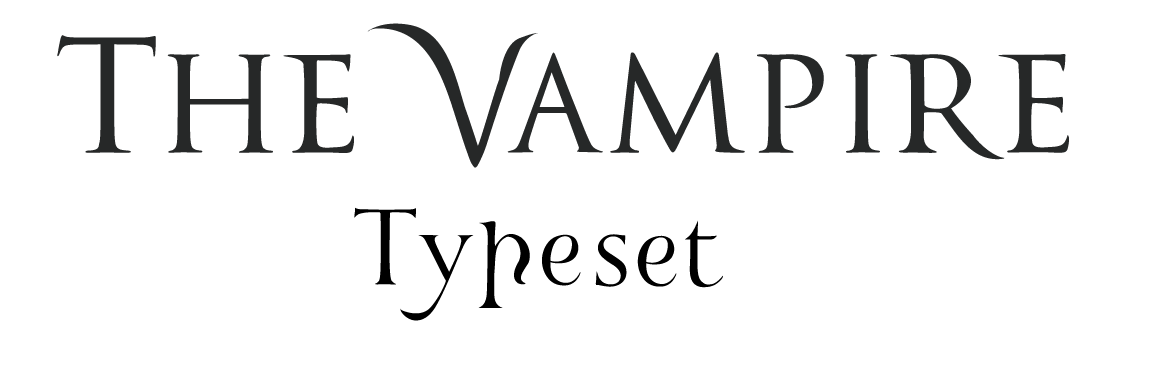 Vampire Typfaces NGS