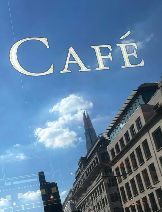 image | NGS Sign lettering & writing. Wolseley City: Traditional Handmade central London Cafes, Bars + Venues Gold leaf letters