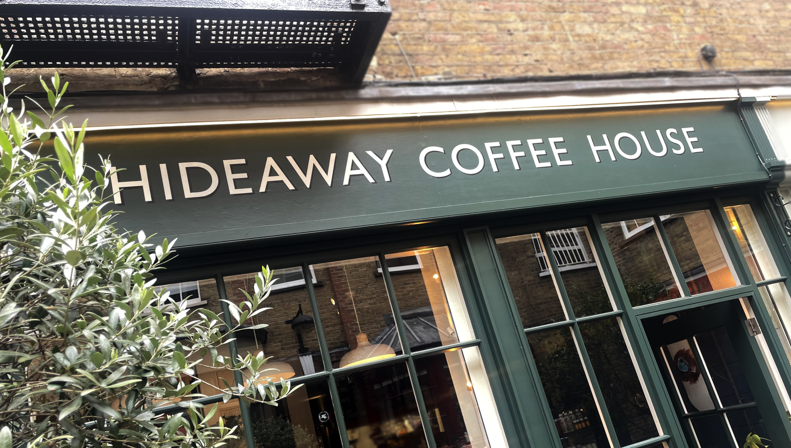 London coffee shop sign writing NGS signs
