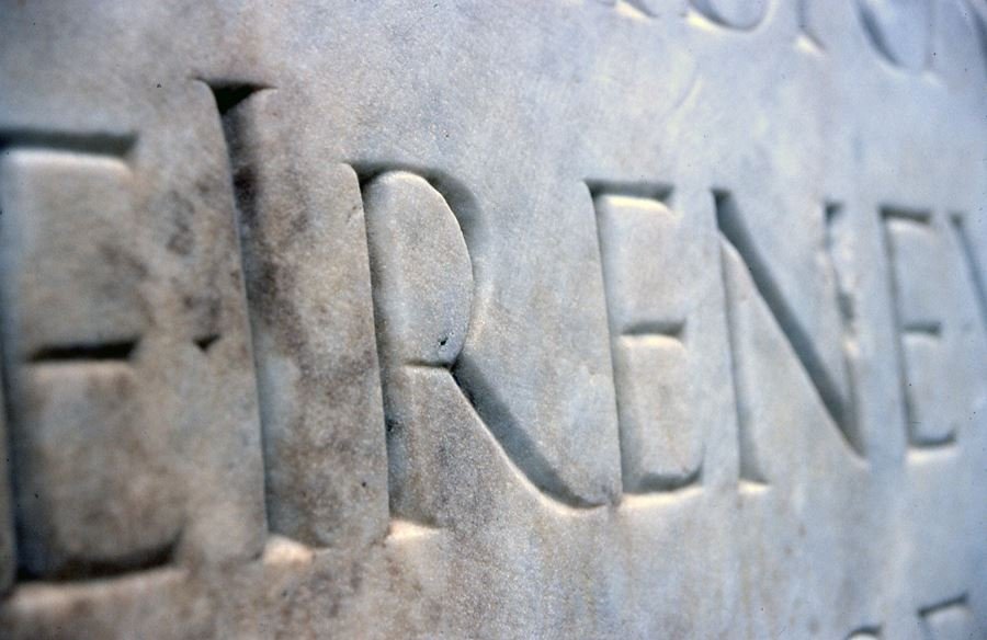 Via Apia Rome, Trajan Lettering, NGS research